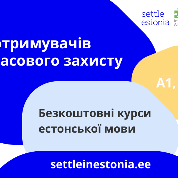 We invite individuals with temporary protection status to join Estonian language courses